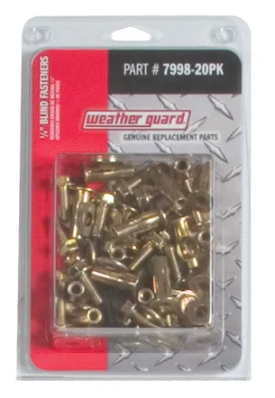 7998-20PK – WEATHERGUARD Rivet, Blind Fastener 1/4 Inch 20 Pack